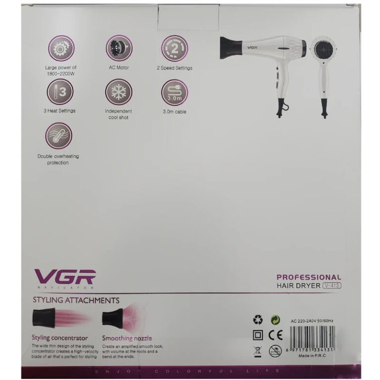 سشوار VGR مدل V-413